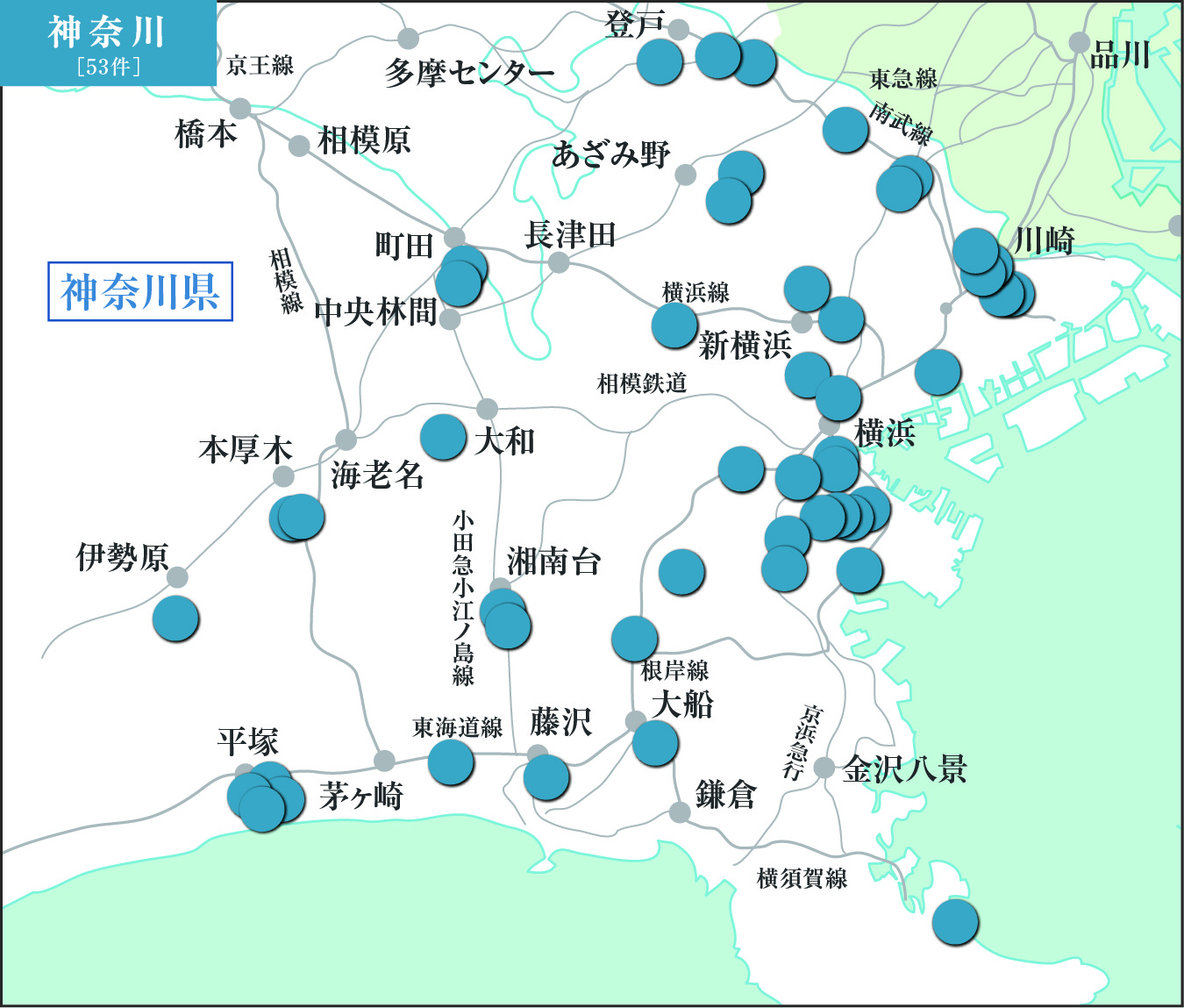 神奈川地図